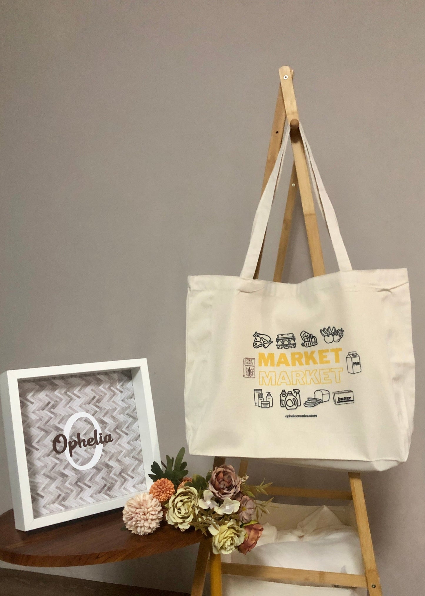Market Essentials Canvas Tote Bag