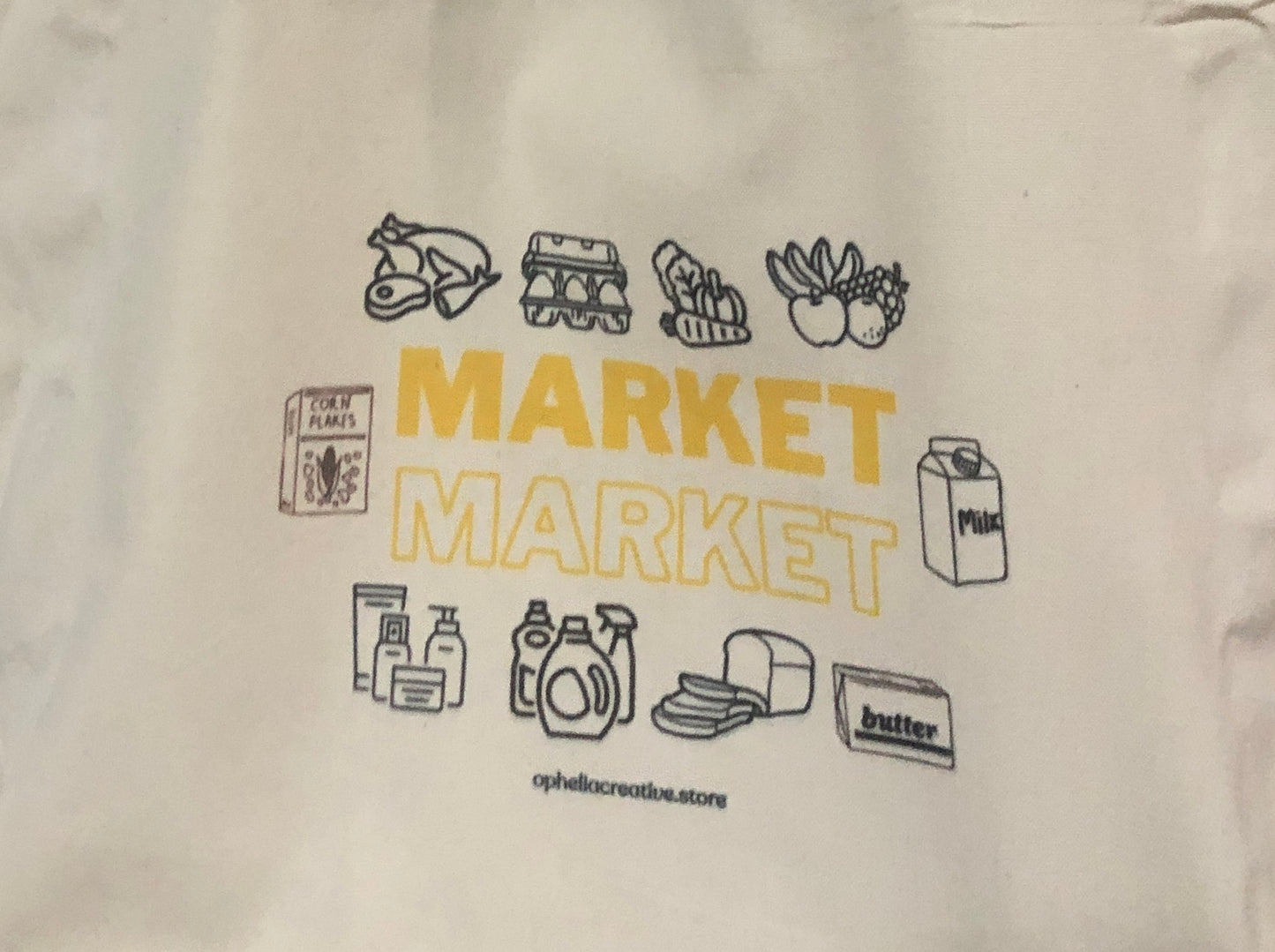 Market Essentials Canvas Tote Bag