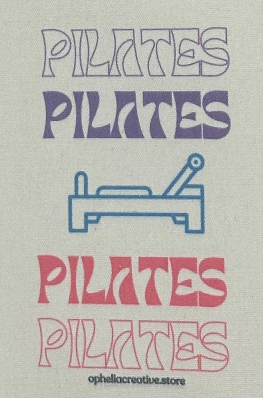 Pilates Perfection Canvas Tote Bag