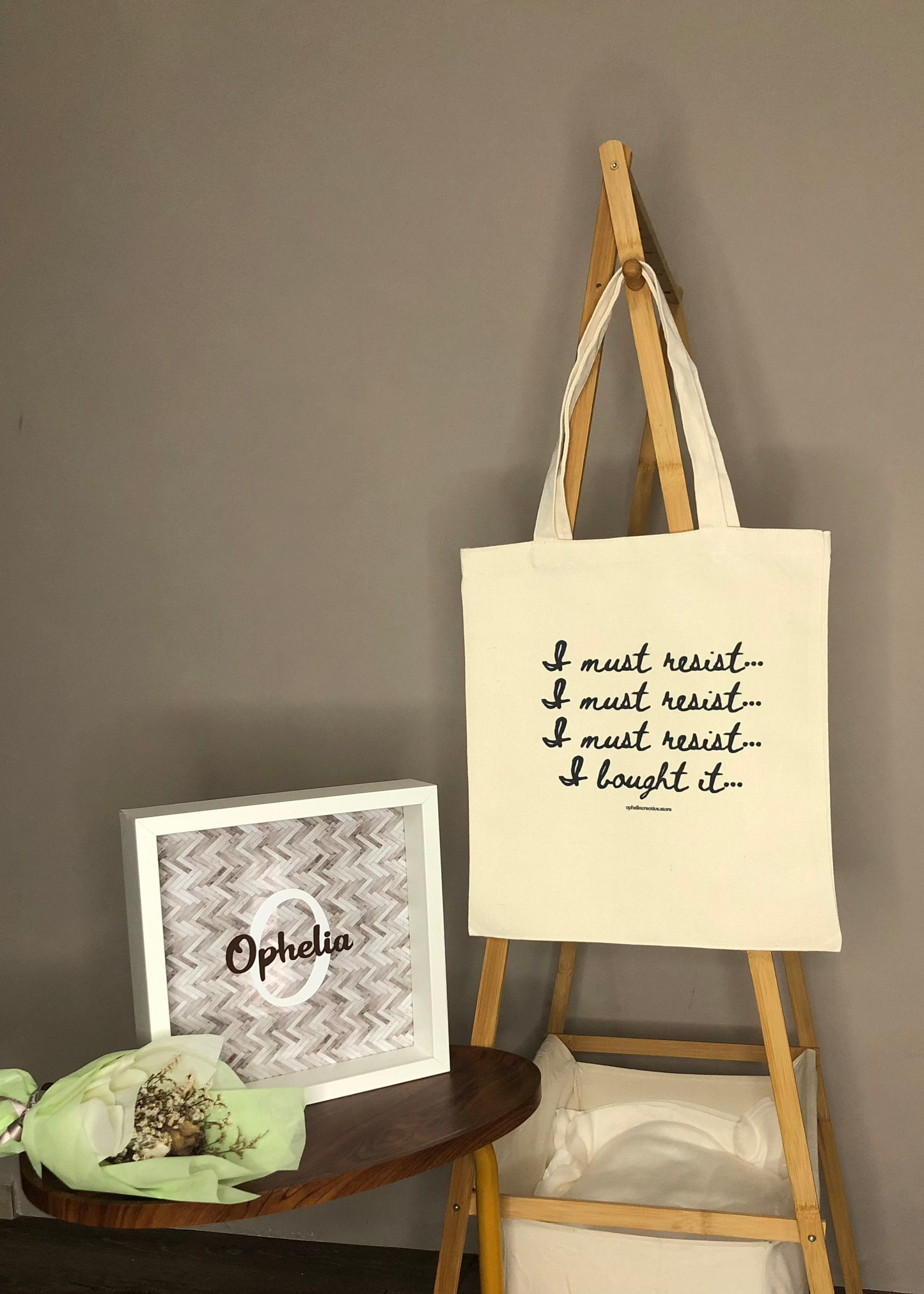 Resist Canvas Tote Bag