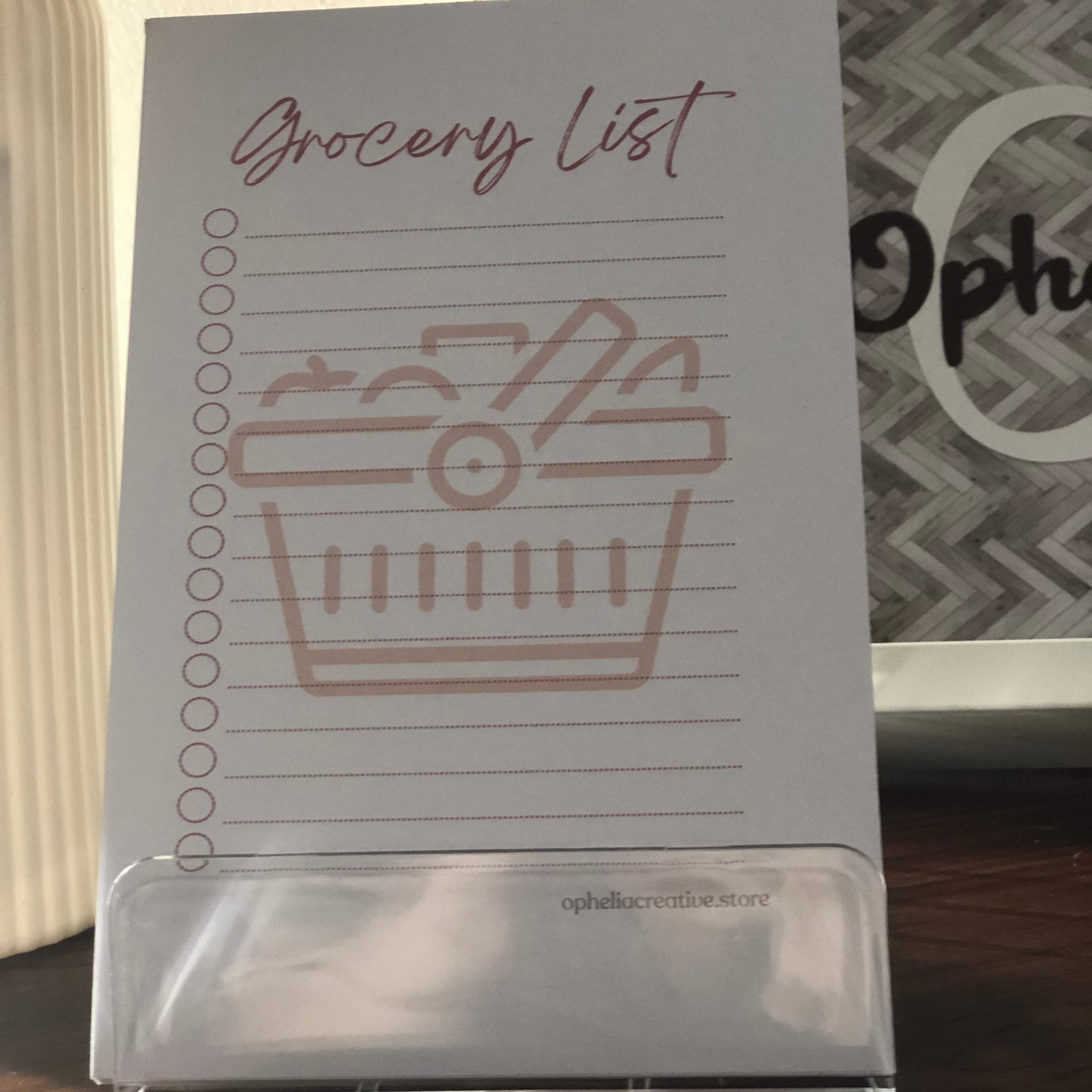 Grocery List Tear Away Notepad