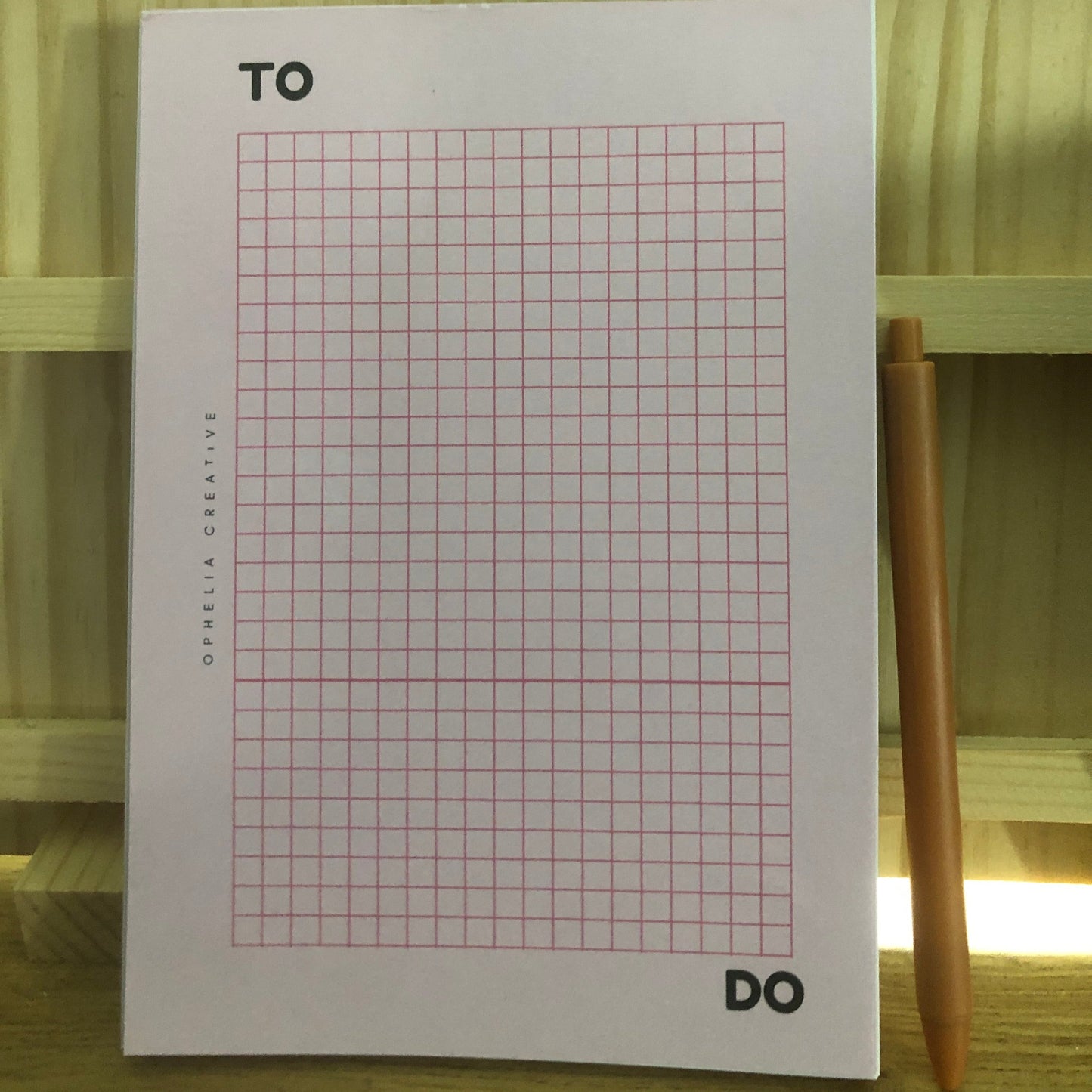 📋✨ Stay Organised in Style with Our Grid-Lined To-Do Notepad! ✨📋