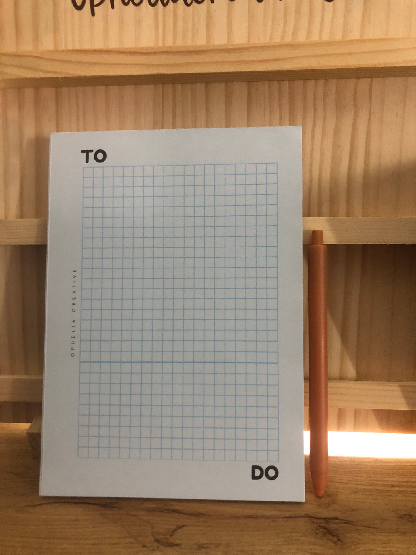 📋✨ Stay Organised in Style with Our Grid-Lined To-Do Notepad! ✨📋