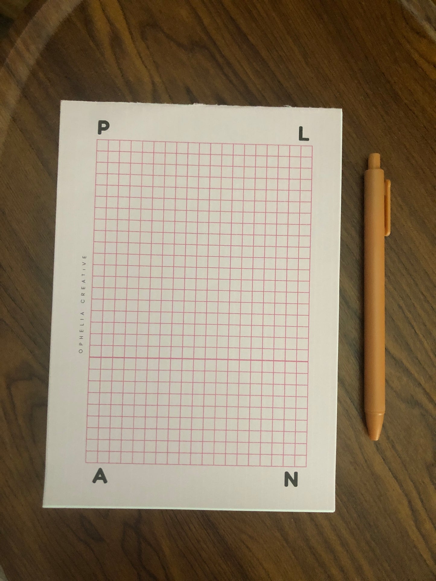 📅✨ Plan Your Success with Our Pink & Blue Grid-Lined PLAN Notepad! ✨📅